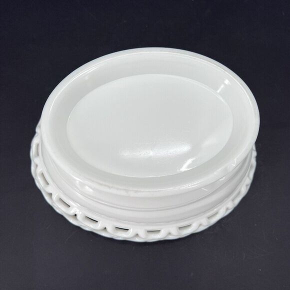 Antique White Milk Glass Large Nesting Chicken Hen Covered Dish - Picture 14 of 16